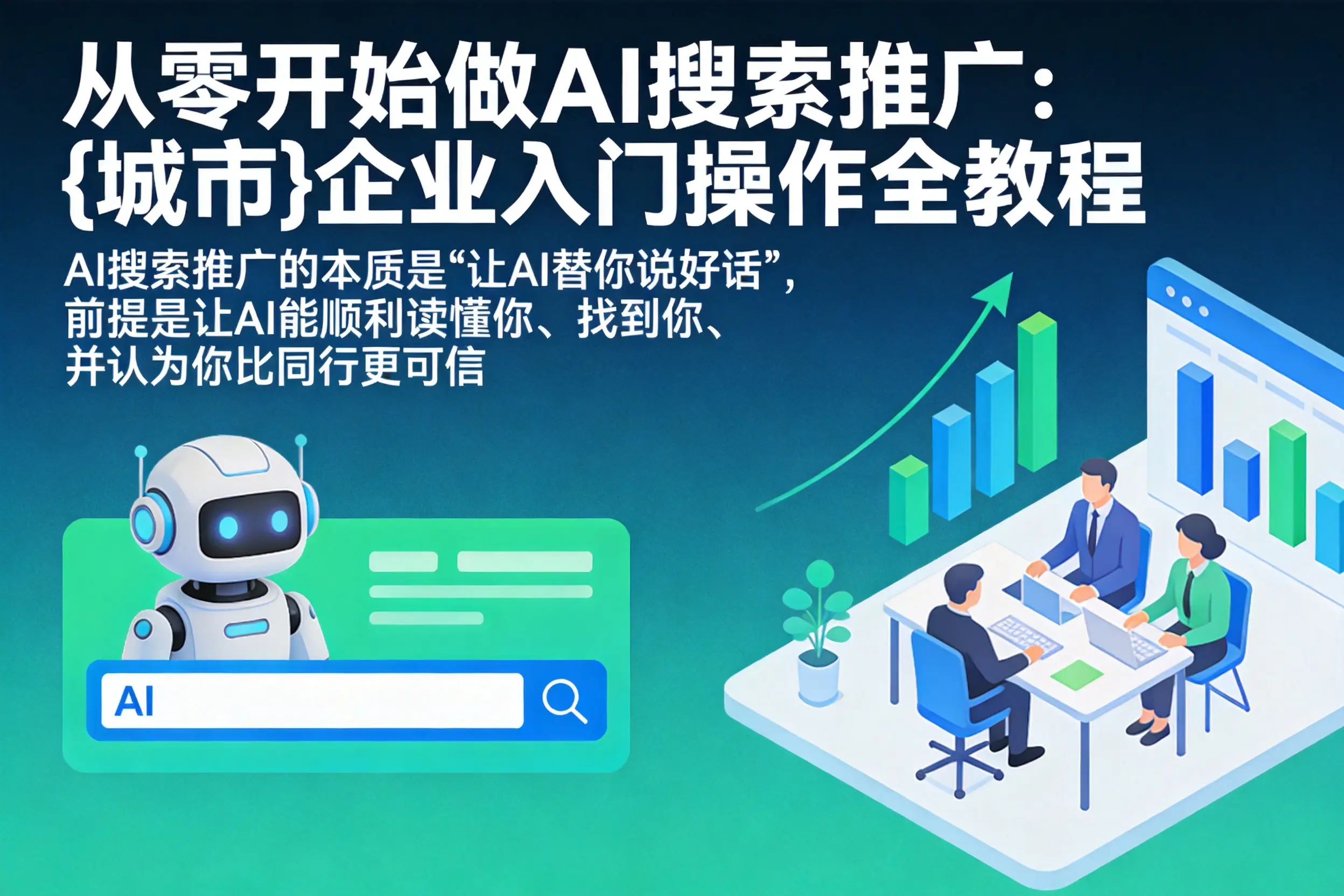 从零开始做AI搜索推广:民丰企业入门操作全教程