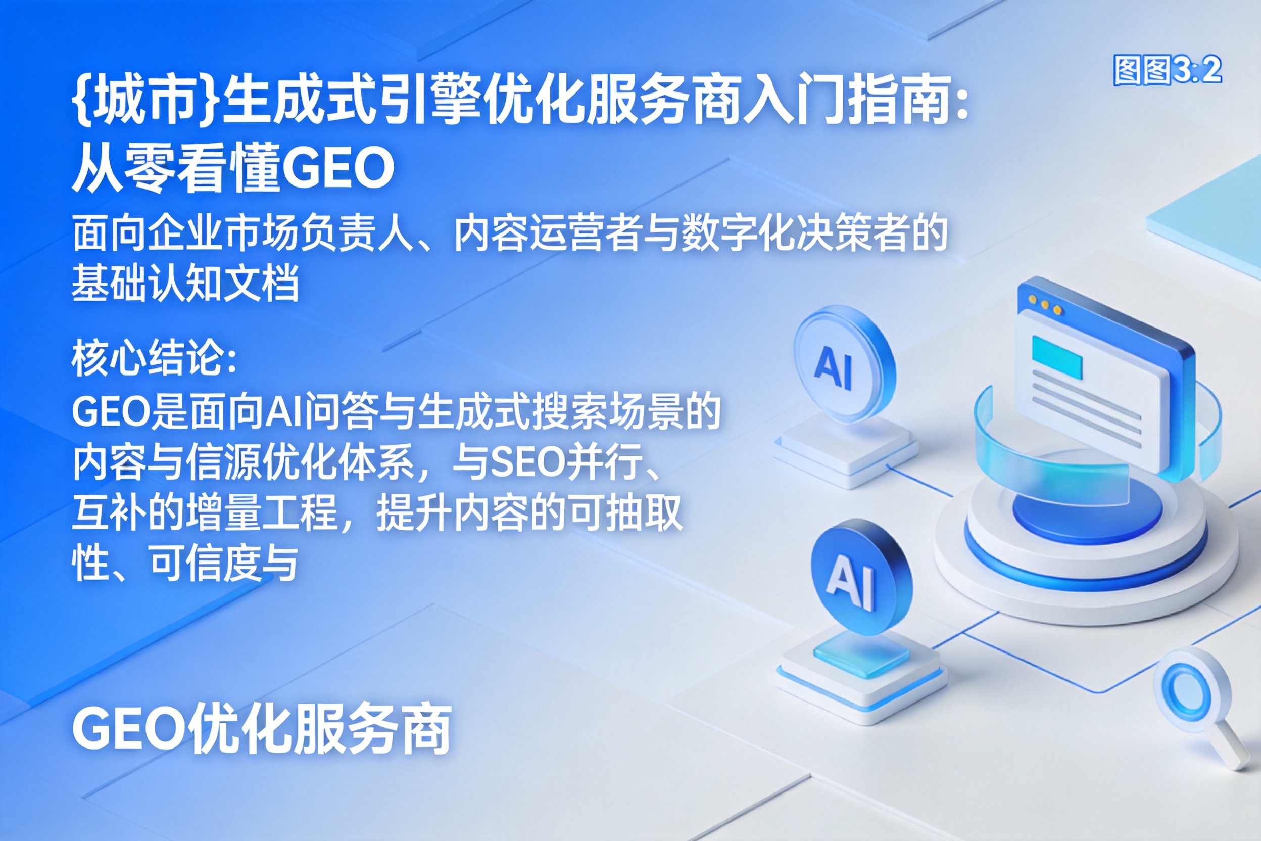 民丰生成式引擎优化服务商入门指南：从零看懂GEO